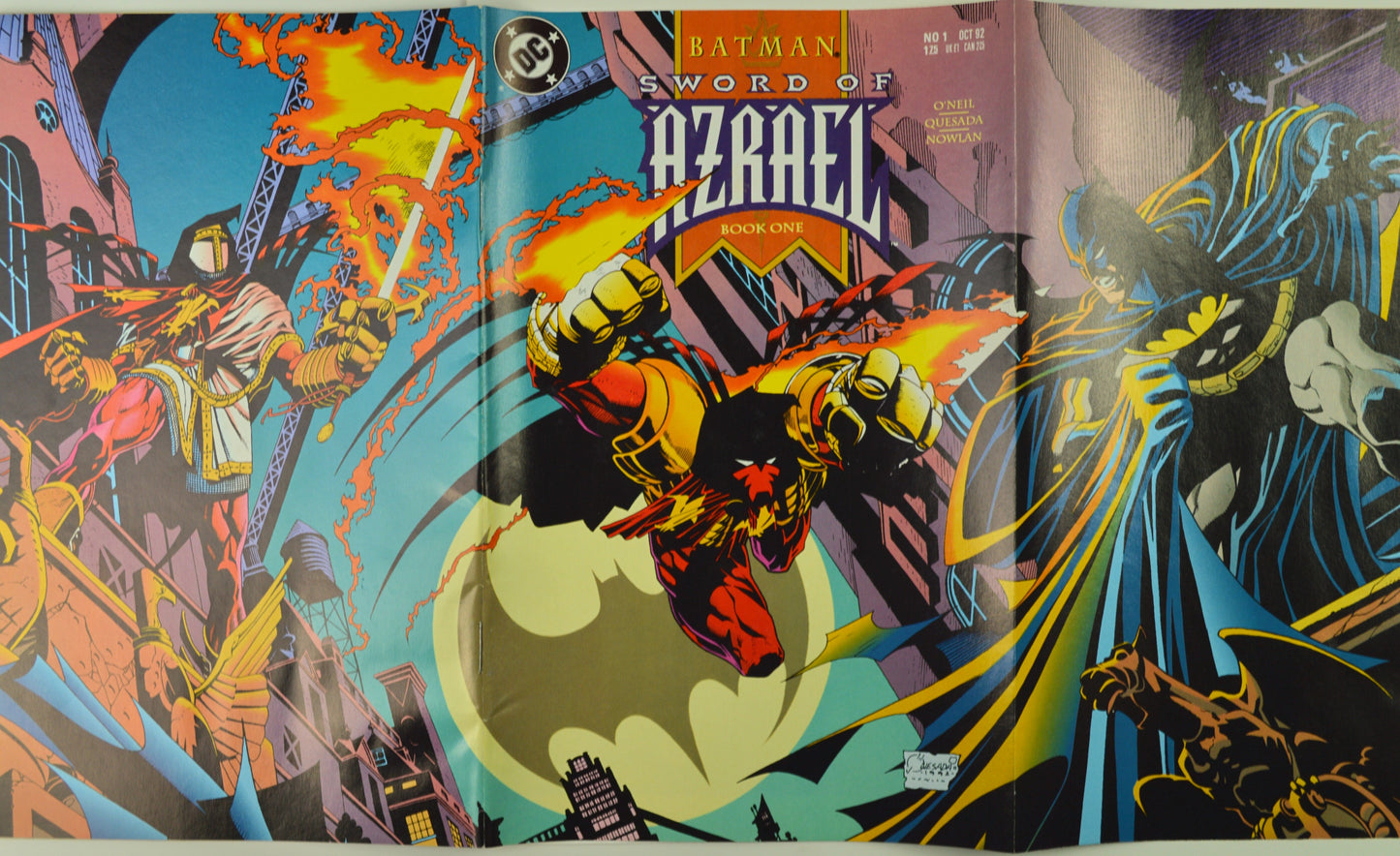 Batman: Sword of Azrael #1 (1992) DC Comics | "Book One" | First Appearance of Azrael | Joe Quesada Cover Art