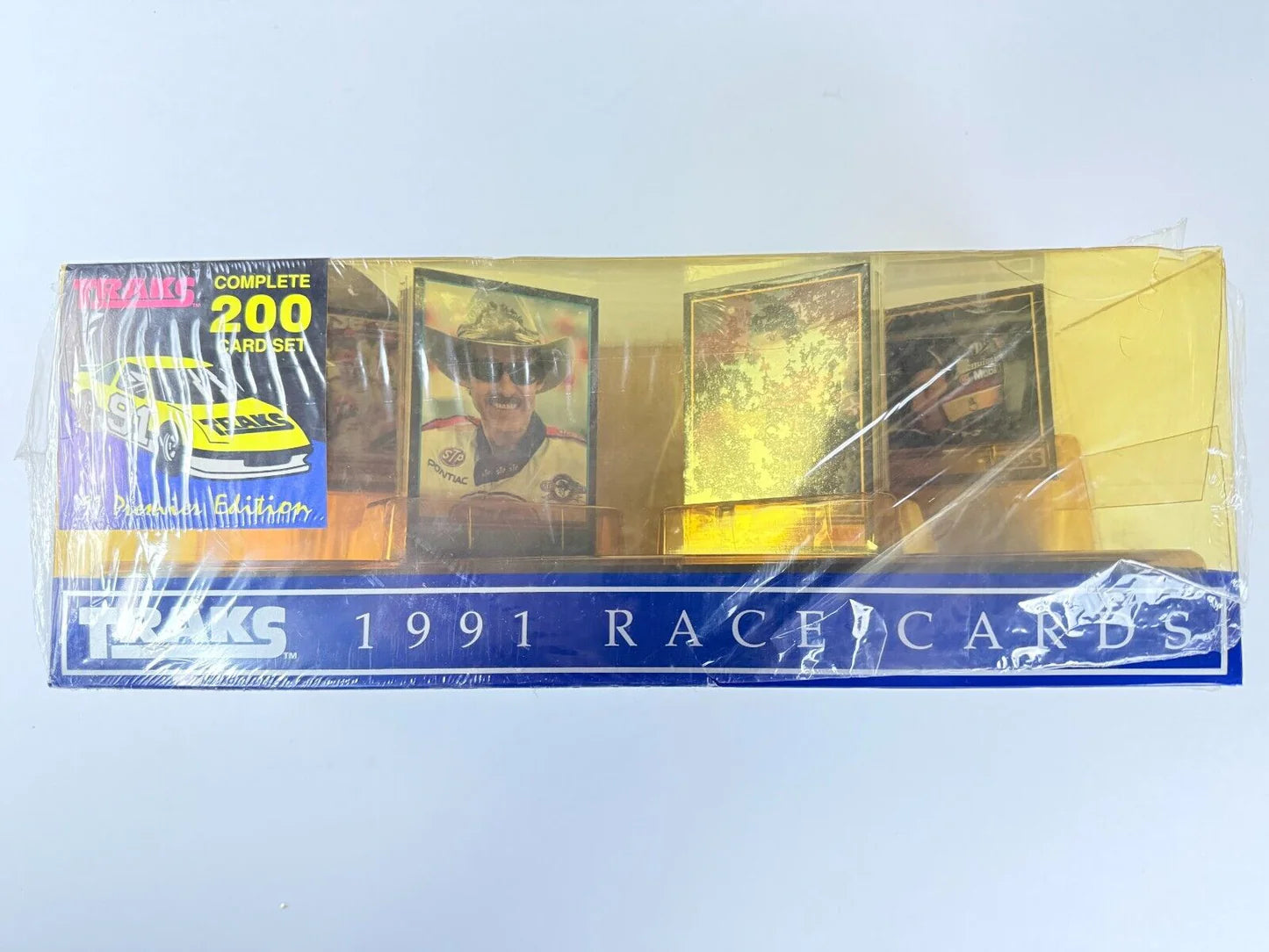 1991 Traks NASCAR Premier Edition 200-Card Complete Set - Open Box, Cards Sealed