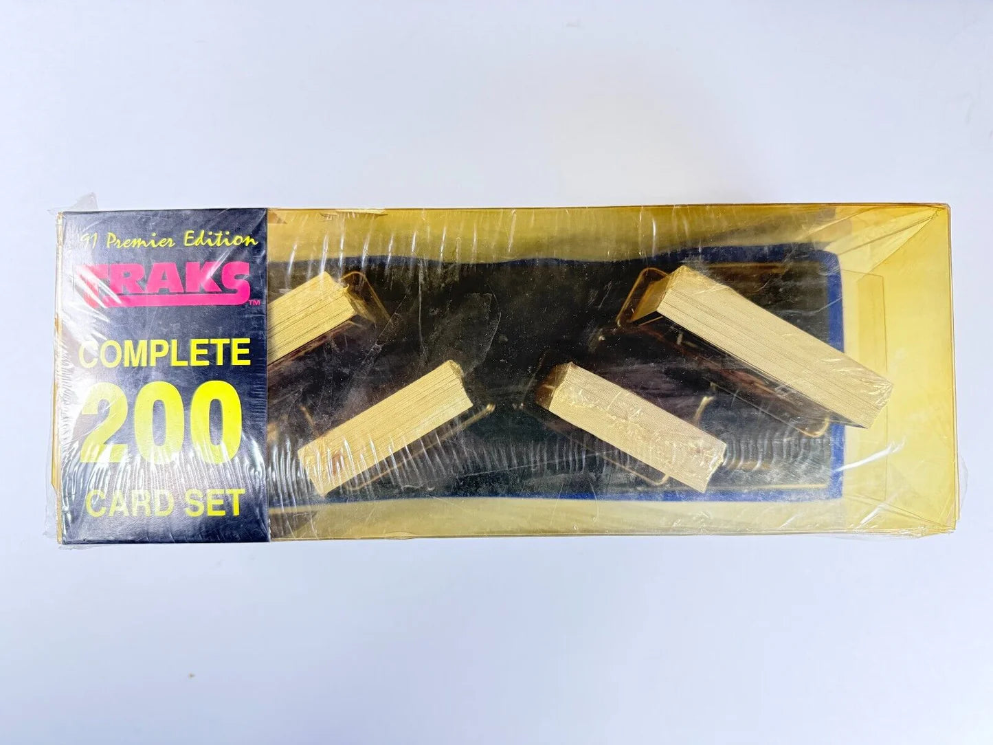1991 Traks NASCAR Premier Edition 200-Card Complete Set - Factory Sealed Case in Tact