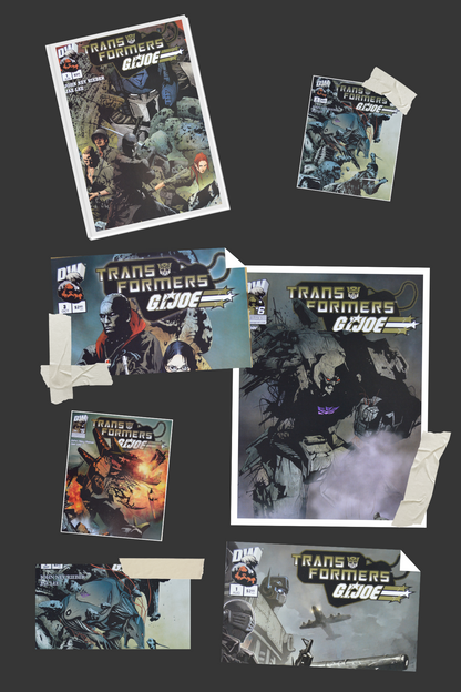 Transformers/G.I. Joe Crossover Series (2003) – Dreamwave Comics – Complete 7-Issue Set