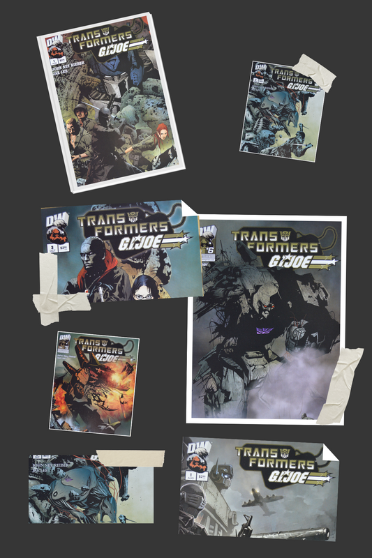 Transformers/G.I. Joe Crossover Series (2003) – Dreamwave Comics – Complete 7-Issue Set