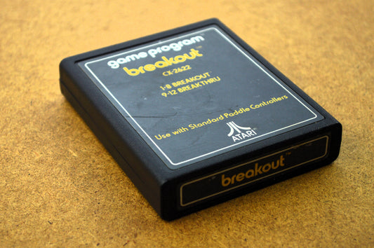 Breakout (Atari 2600, 1978) – Arcade Classic with Iconic Cover