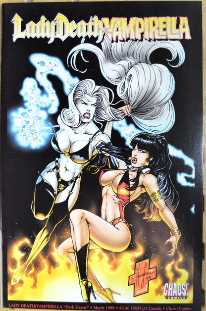 Vampirella vs. Lady Death Complete Lot (1999-2000) Chaos! Comics | Horror Fantasy Crossover | 5-Issue Set in Near Mint Condition