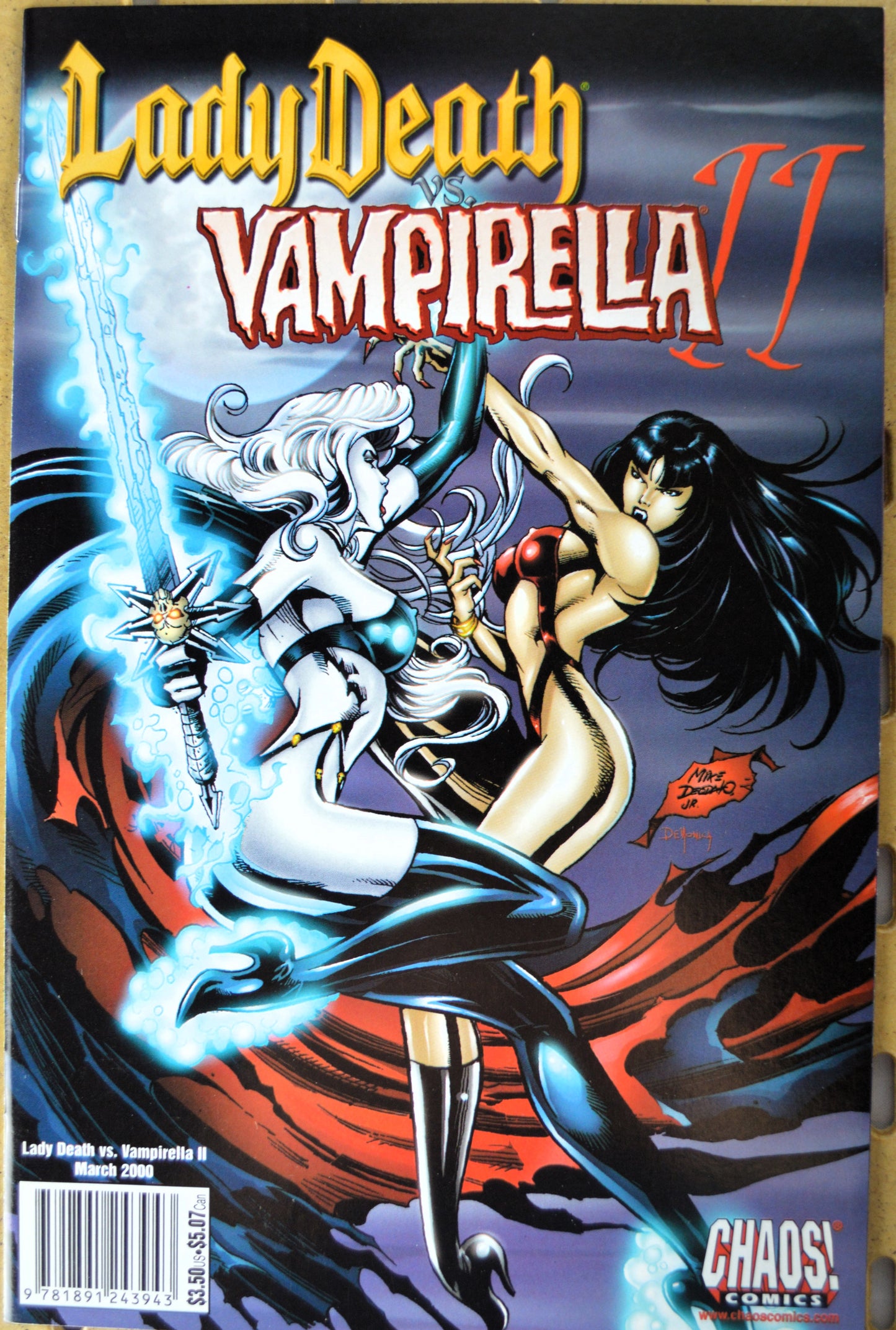 Vampirella vs. Lady Death Complete Lot (1999-2000) Chaos! Comics | Horror Fantasy Crossover | 5-Issue Set in Near Mint Condition