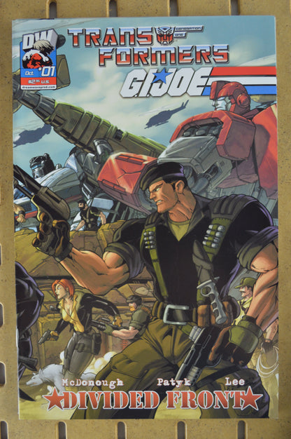 Transformers/G.I. Joe: Divided Front (Dreamwave) – Issue #1 with Variant Cover