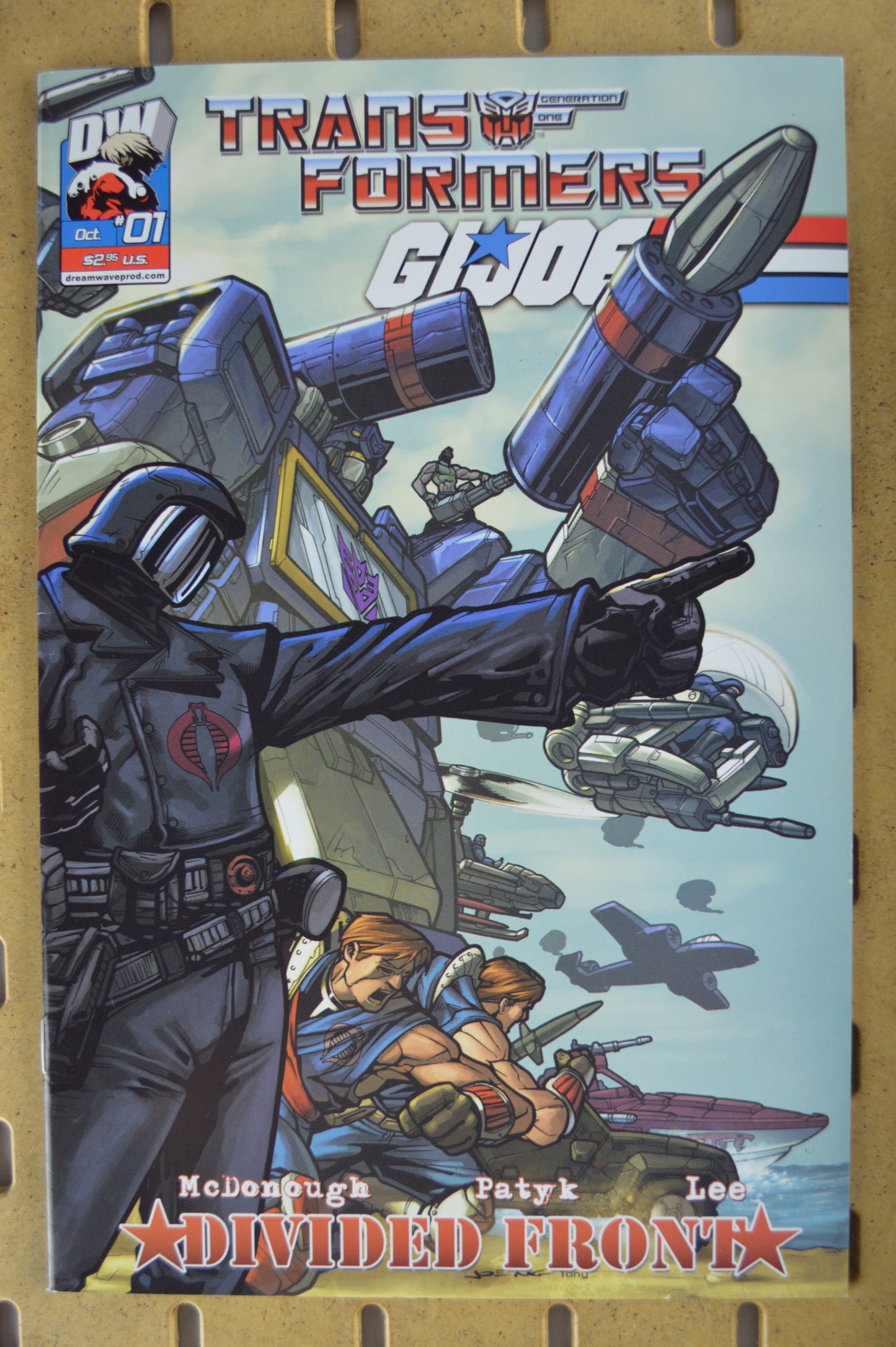 Transformers/G.I. Joe: Divided Front (Dreamwave) – Issue #1 with Variant Cover