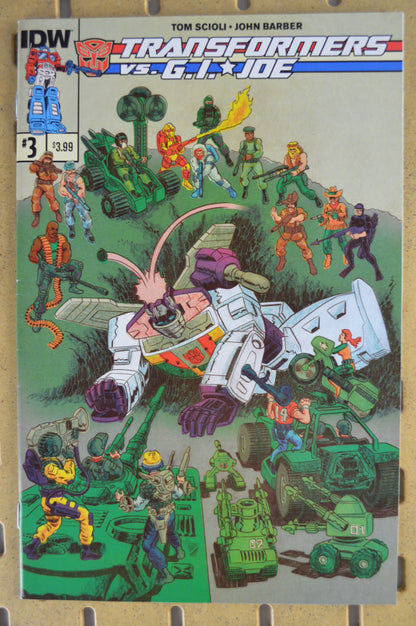 Transformers vs. G.I. Joe Series (IDW 2014) – Issues #1-3 Lot