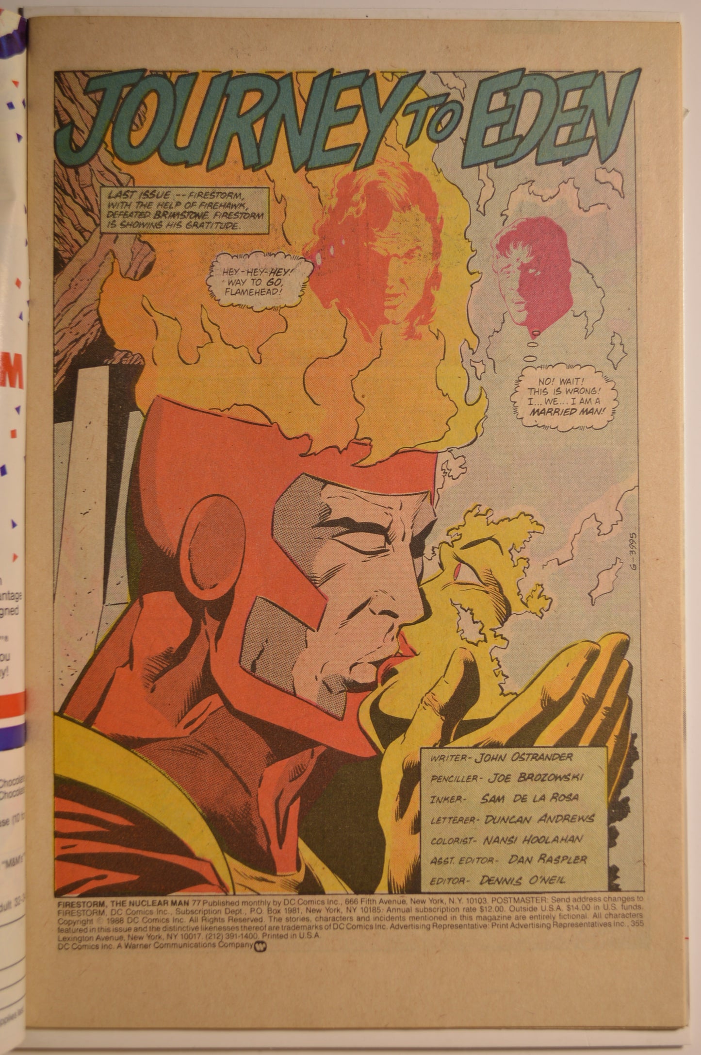 Firestorm: The Nuclear Man #72, #77, #91 (1988-1989) DC Comics | Bundle Deal | Classic Firestorm Adventures