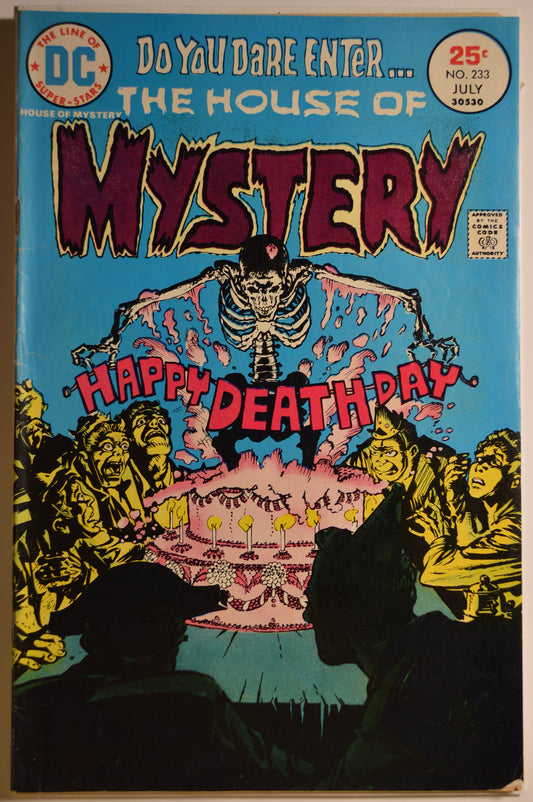 House of Mystery #233 (1975) DC Comics | "Happy Death-Day" | Classic Horror Anthology