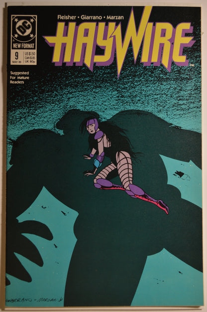 Haywire #9 (1989) - DC Comics | "Suggested for Mature Readers" | New Format | Very Fine Condition