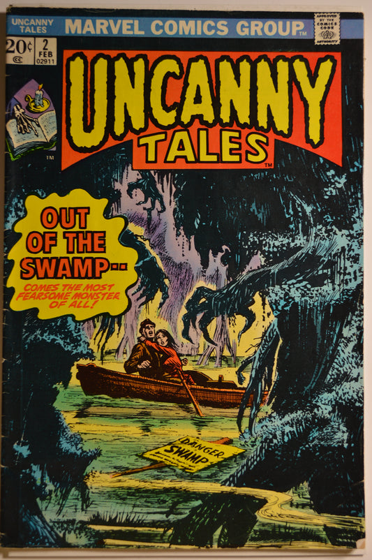 Uncanny Tales #2 (1973) - Marvel Comics | "Out of the Swamp" | Classic Horror Anthology | Very Fine Condition