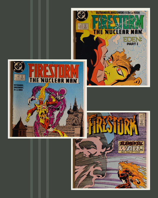 Firestorm: The Nuclear Man #72, #77, #91 (1988-1989) DC Comics | Bundle Deal | Classic Firestorm Adventures