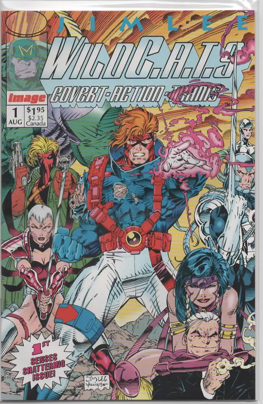 WildC.A.T.s: Covert-Action Teams #1 (1992) Image Comics | Jim Lee's Groundbreaking Debut | First Issue in Near Mint Condition