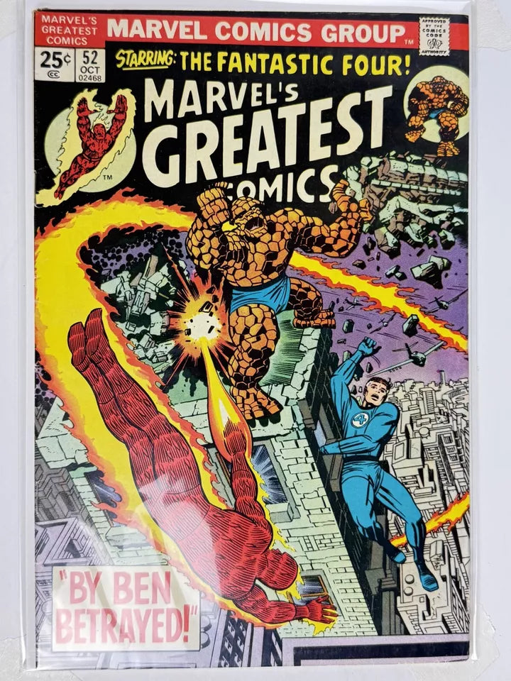 Marvel’s Greatest Comics Bundle – Featuring the Fantastic Four (Issues #46, #52, #70)